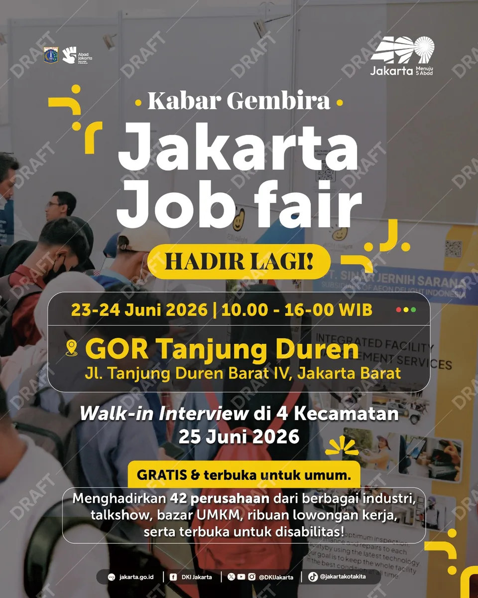 Job Fair Kabupaten Sumbawa 2026 (Suku Dinas TKTE Wilayah Kabupaten Sumbawa Barat) : 23-24 Juni 2026
