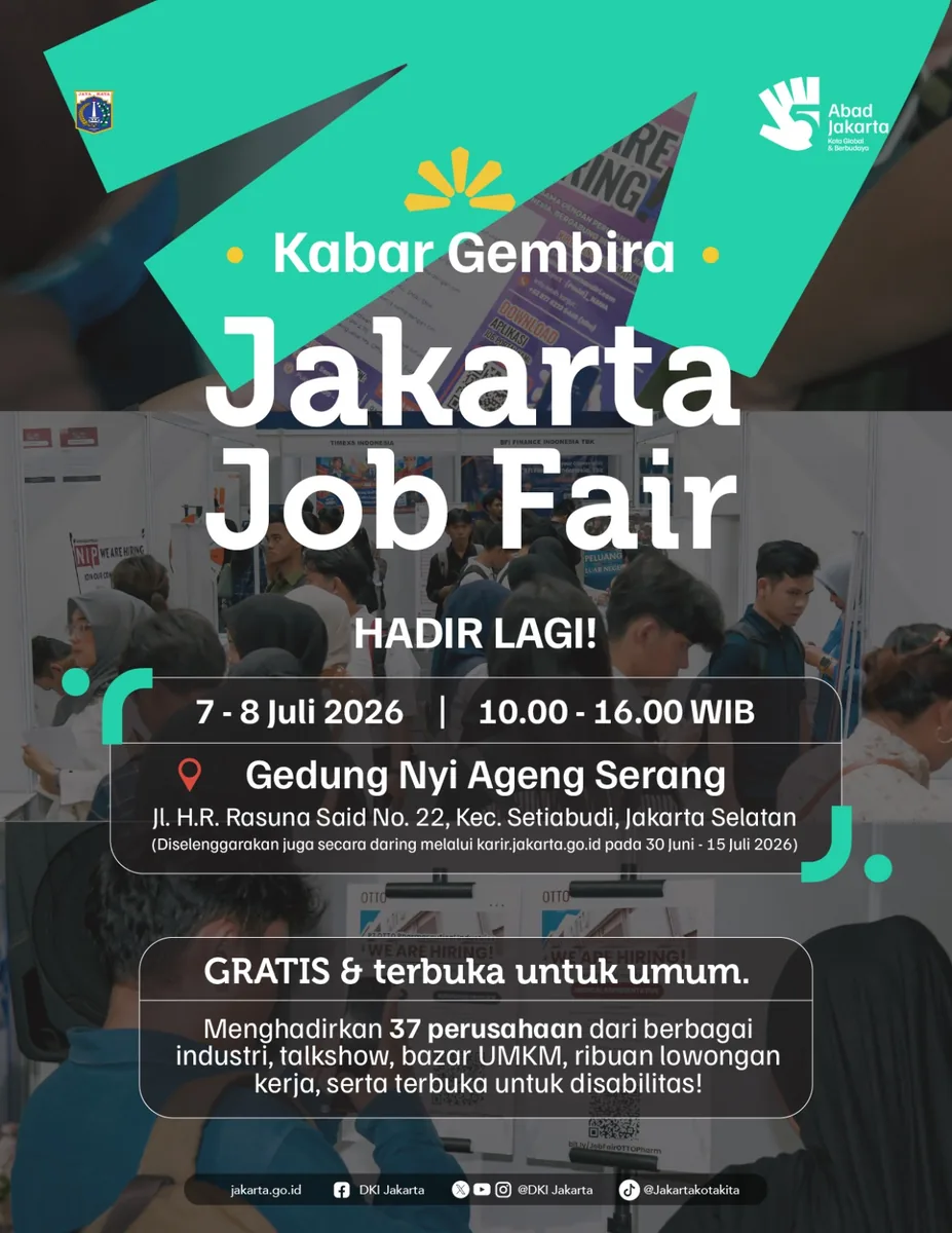 Job Fair Kabupaten Sumbawa 2026 (Suku Dinas TKTE Wilayah Kabupaten Sumbawa Barat) : 7-8 Juli 2026